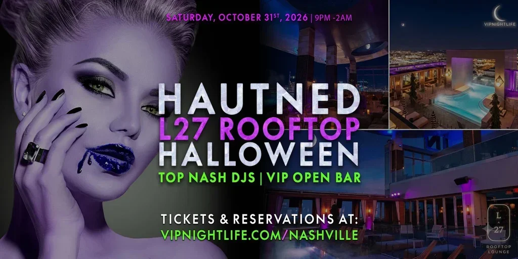 Haunted L27 Nashville Rooftop Halloween Night Party