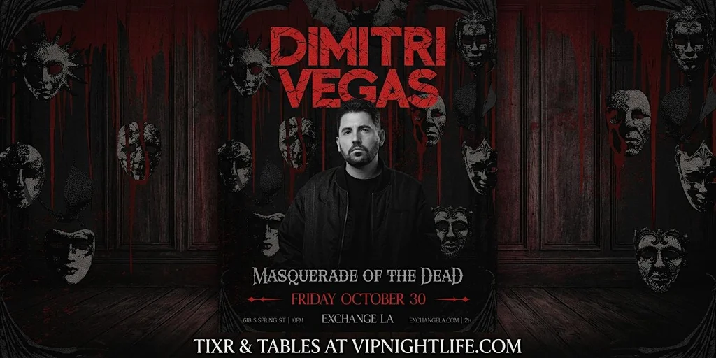 Halloween Eve Party w/ Dimitri Vegas at Exchange LA
