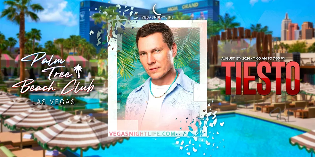 Tiesto | Saturday Pool Party Vegas | Palm Tree Beach Club