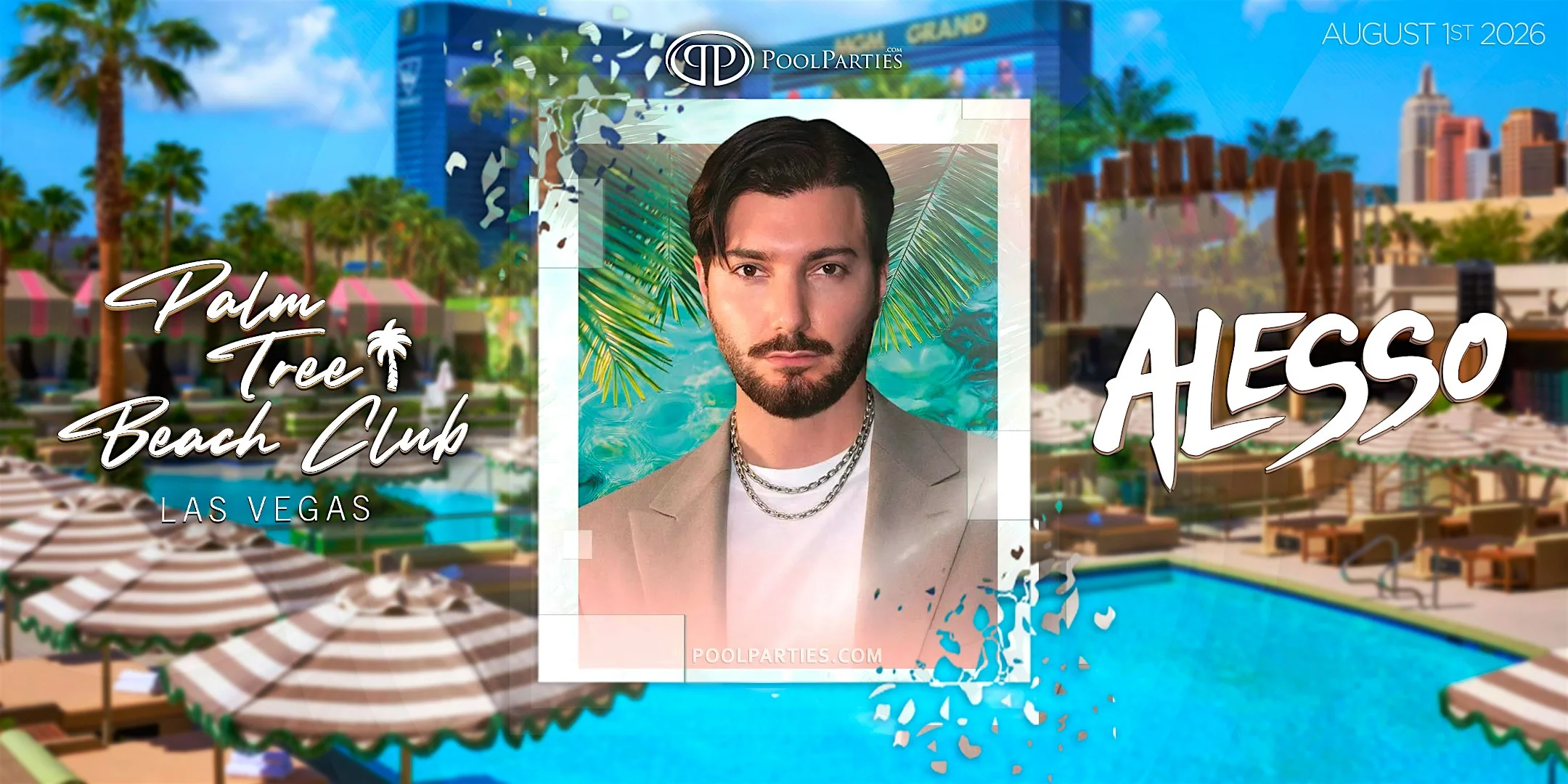 Alesso | Palm Tree Beach Club | Saturday Pool Party Vegas